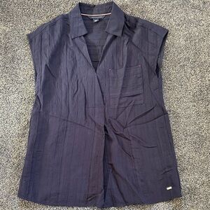 Tommy Hilfiger Navy Sleeveless Blouse